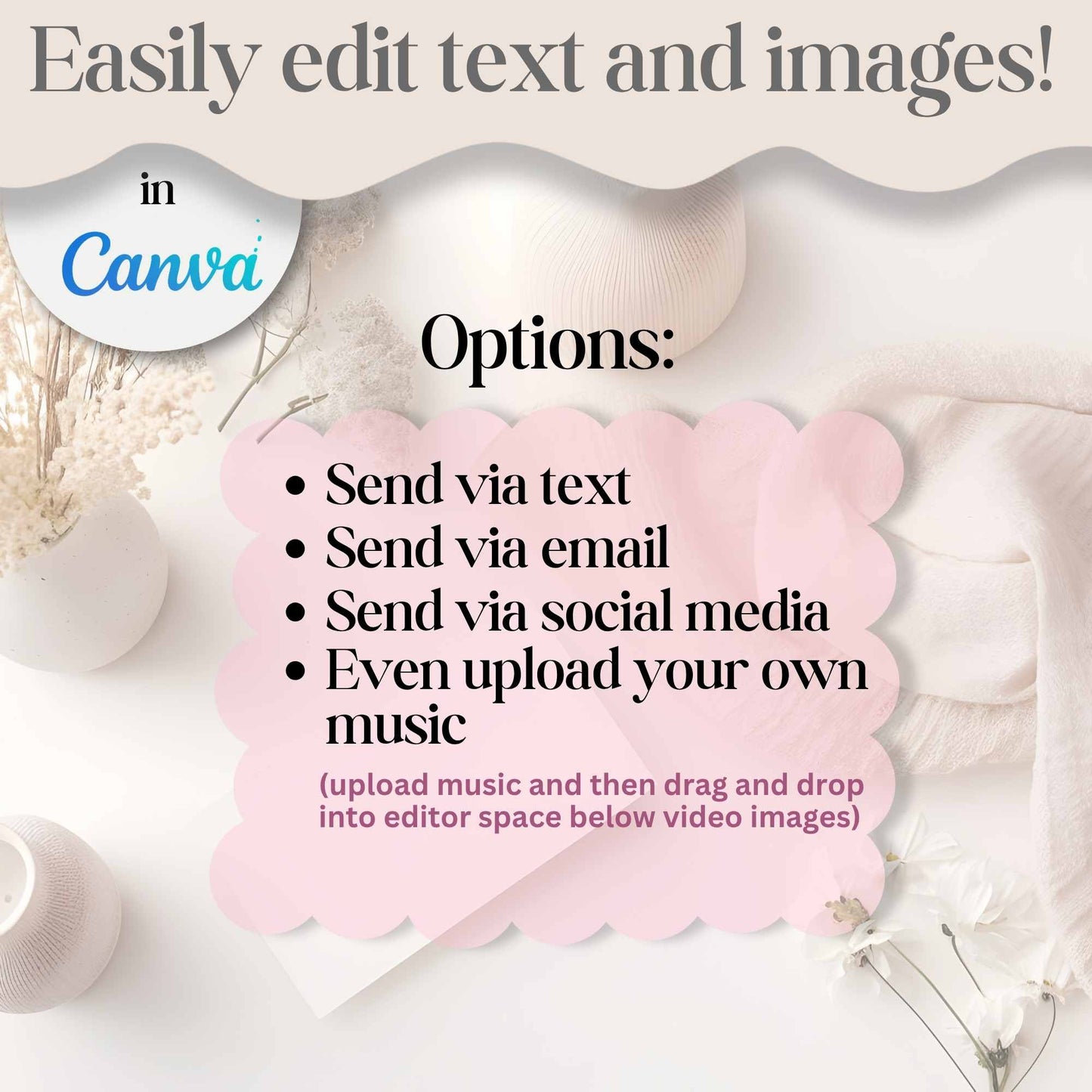 Animated Mermaid Birthday Invitation – Editable Canva Template – Phone Evite – Faith - Based Printable by Digital Kim Designs