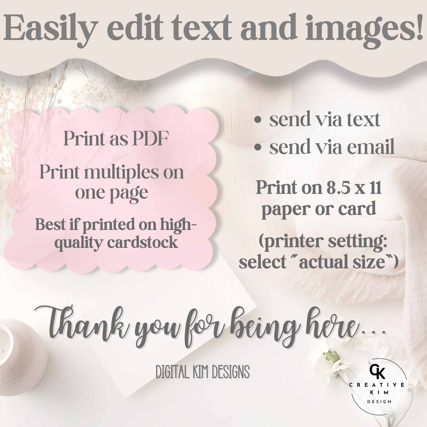 Editable Disco Birthday Invitation – "Hi, I'm the Birthday Girl" Canva Template – Tween Party Invite with Customizable Character – Faith - Based Printable by Digital Kim Designs