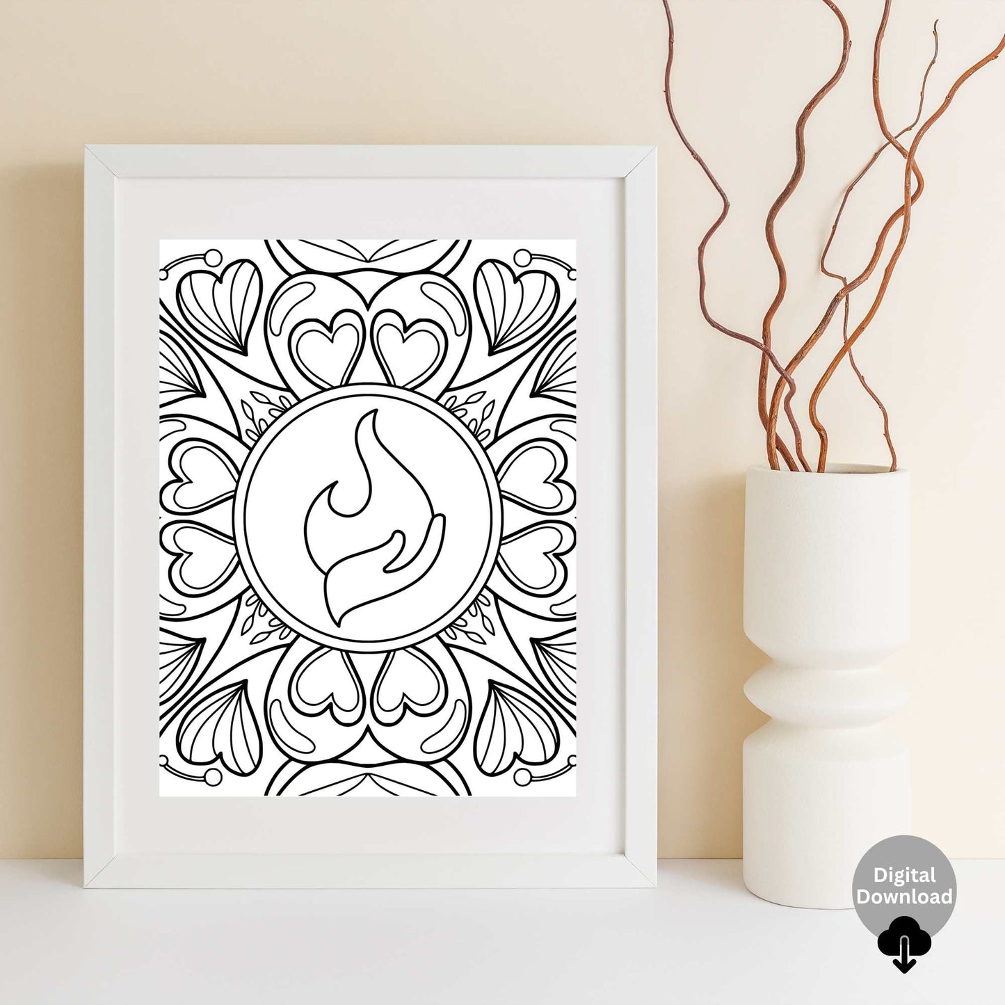 I Am a Disciple of Jesus Christ – Printable LDS Coloring Pages for Youth & Adults – Faith - Based Printable by Digital Kim Designs