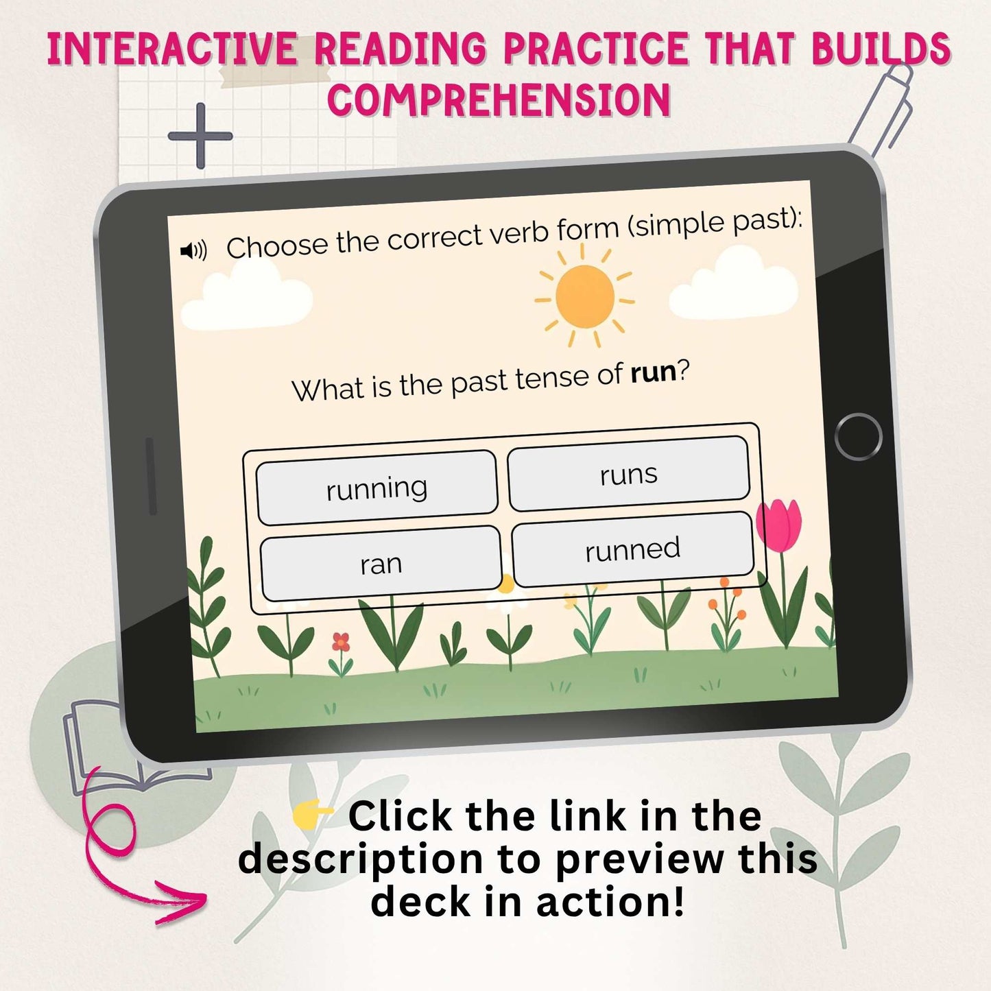 Irregular Past Tense Verbs Boom™ Cards – 40 Self - Checking Digital Task Cards – Faith - Based Printable by Digital Kim Designs
