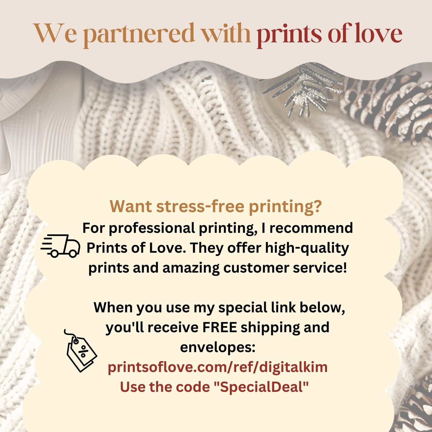 Minimalist Christmas Photo Card Template – Editable Holiday Canva Design – Digital Printable by Digital Kim Designs