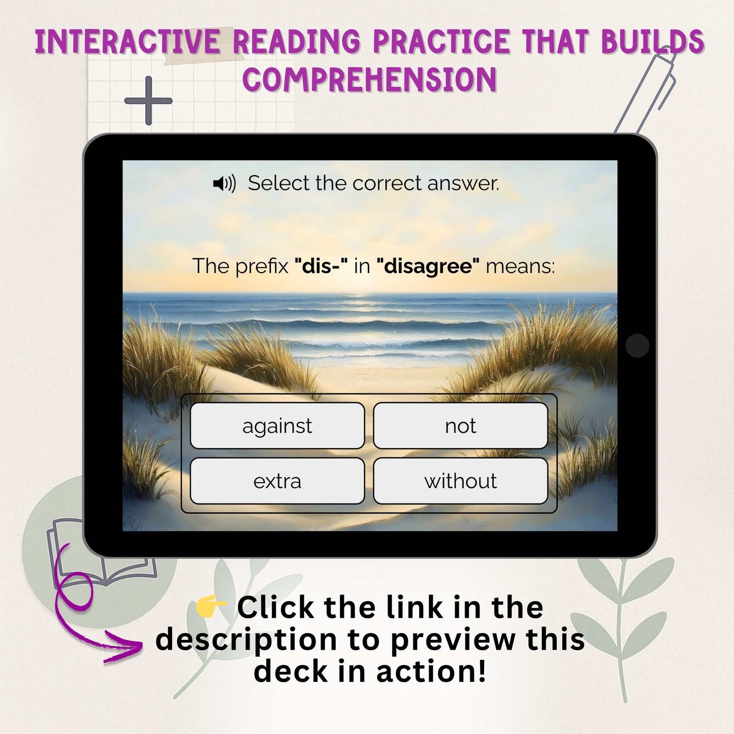 Prefixes, Suffixes & Roots Boom Cards™ | 40 Digital Word Study Task Cards – Faith - Based Printable by Digital Kim Designs
