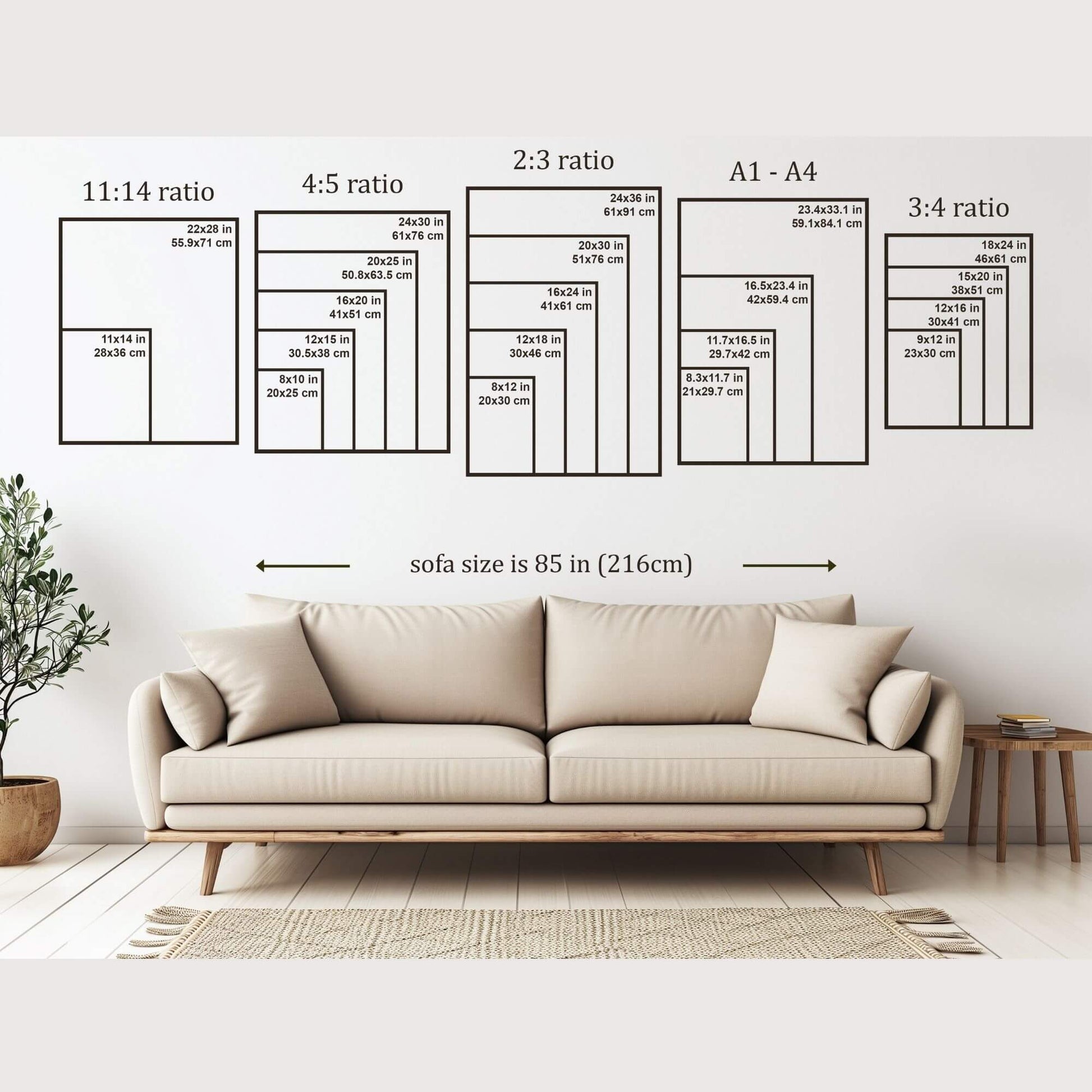 Christmas Tree Print | Minimalist Modern Holiday Printable | Mid Century Christmas Wall Art – Digital Printable by Digital Kim Designs