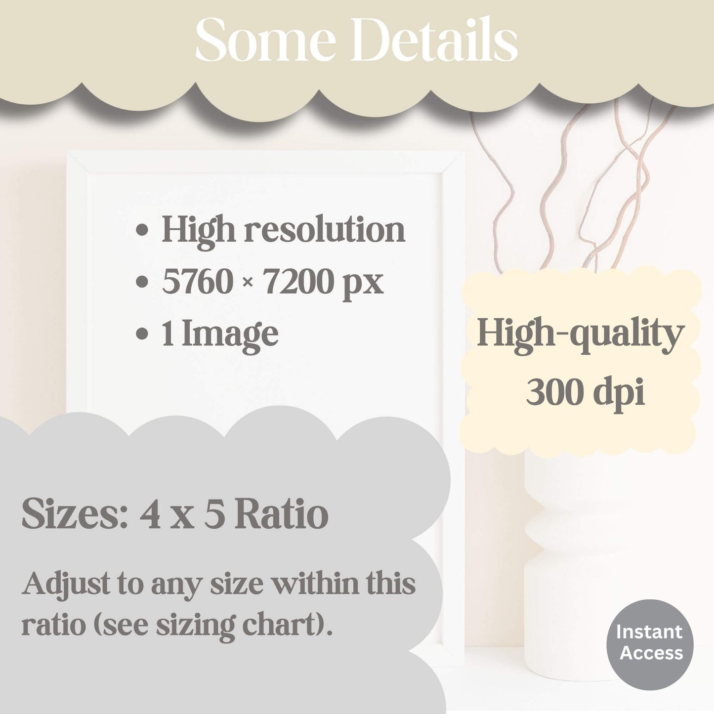 Deer Wall Art | Minimalist Woodland Christmas Printable | Rustic Holiday Digital Download – Digital Printable by Digital Kim Designs