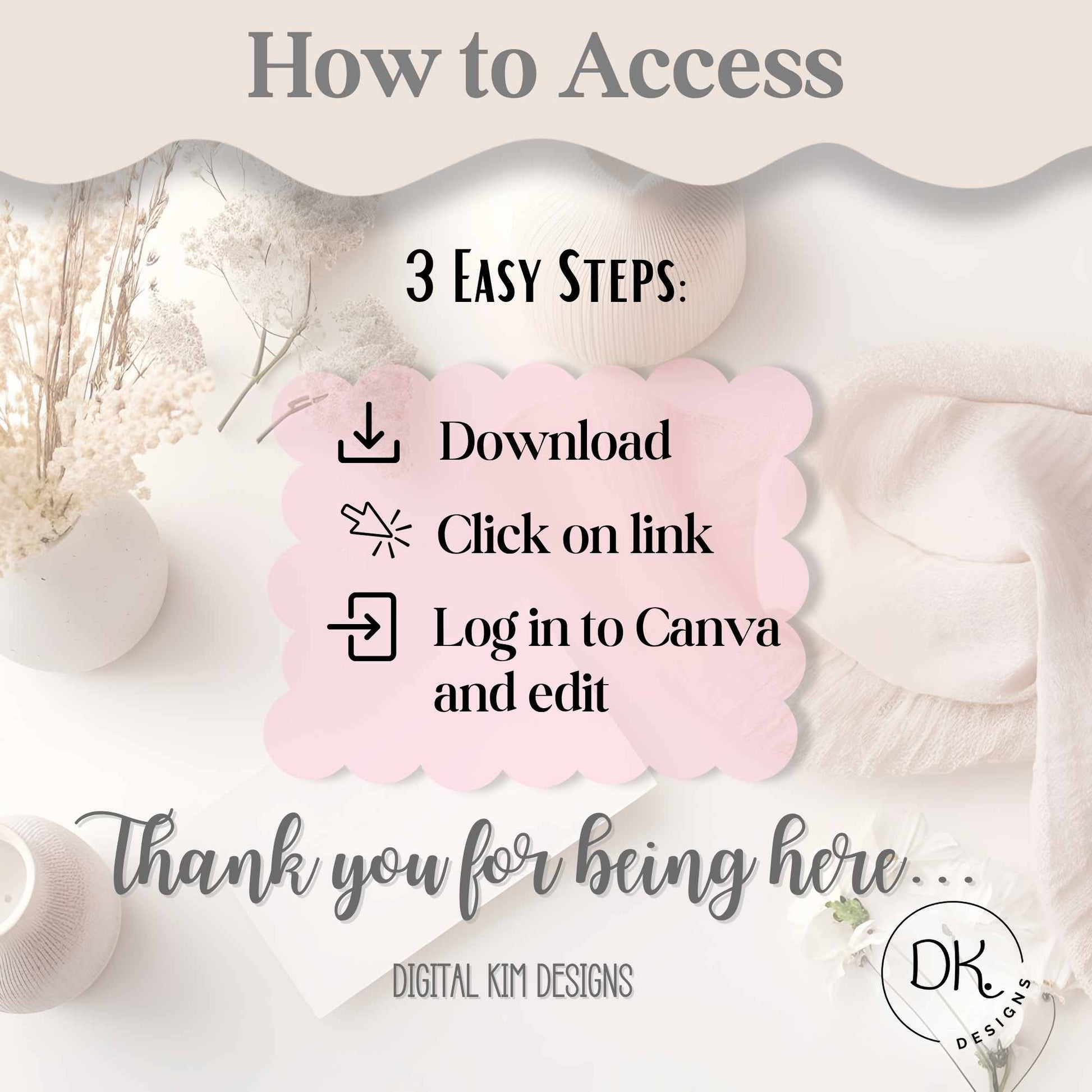 Editable Canva file – LDS baptism program setup and print instructions included