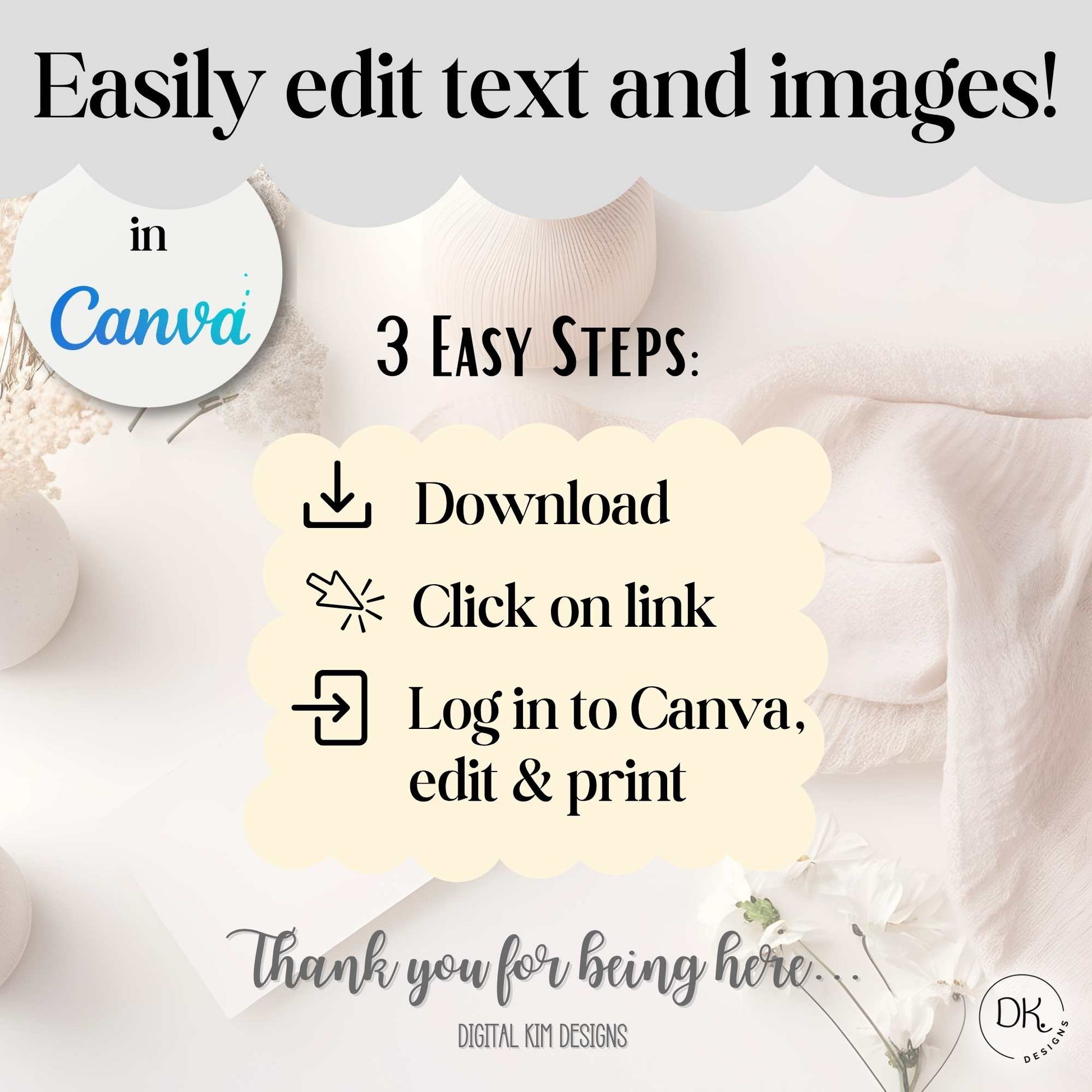 Editable LDS Funeral Thank You Card – 4x6 Folded Canva Template – Printable Celebration of Life Gratitude Card – Faith - Based Printable by Digital Kim Designs