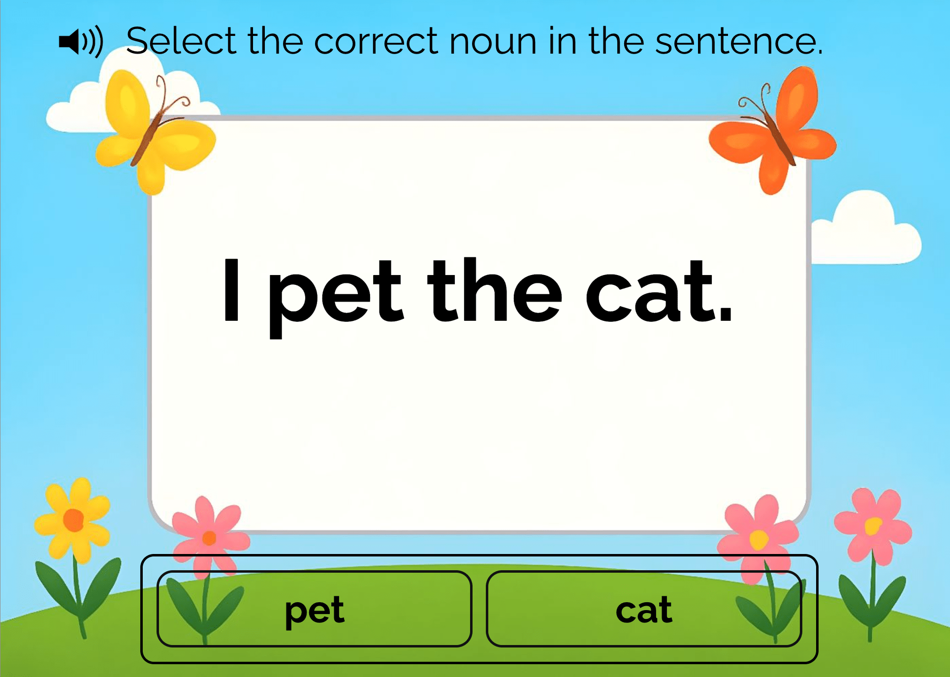 Free Noun Sorts Boom Deck™ | Parts of Speech Practice | Digital & Interactive – Digital Printable by Digital Kim Designs