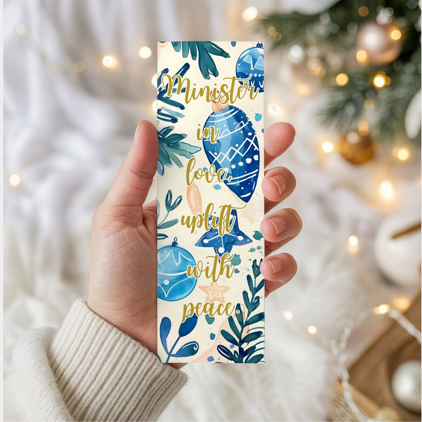 Joy to the World Bookmark Set – Printable Faith - Based Christmas Gift – Digital Printable by Digital Kim Designs