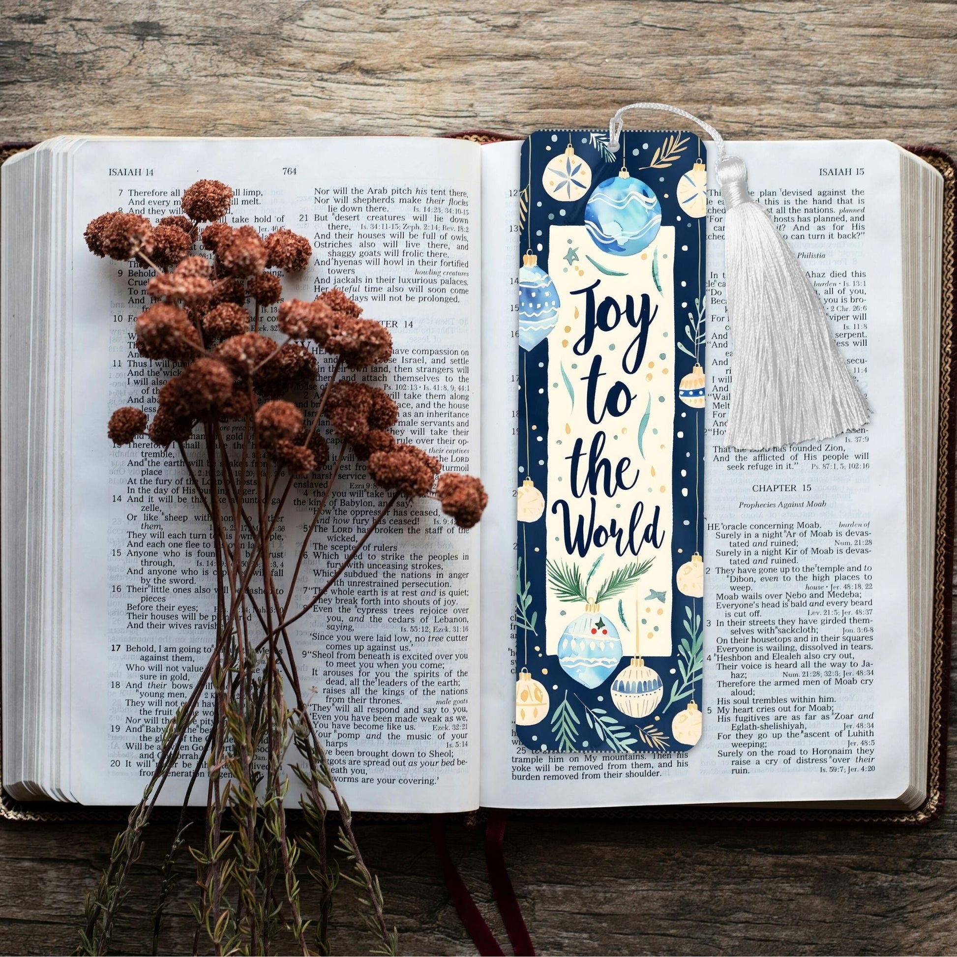 Joy to the World Bookmark Set – Printable Faith - Based Christmas Gift – Digital Printable by Digital Kim Designs