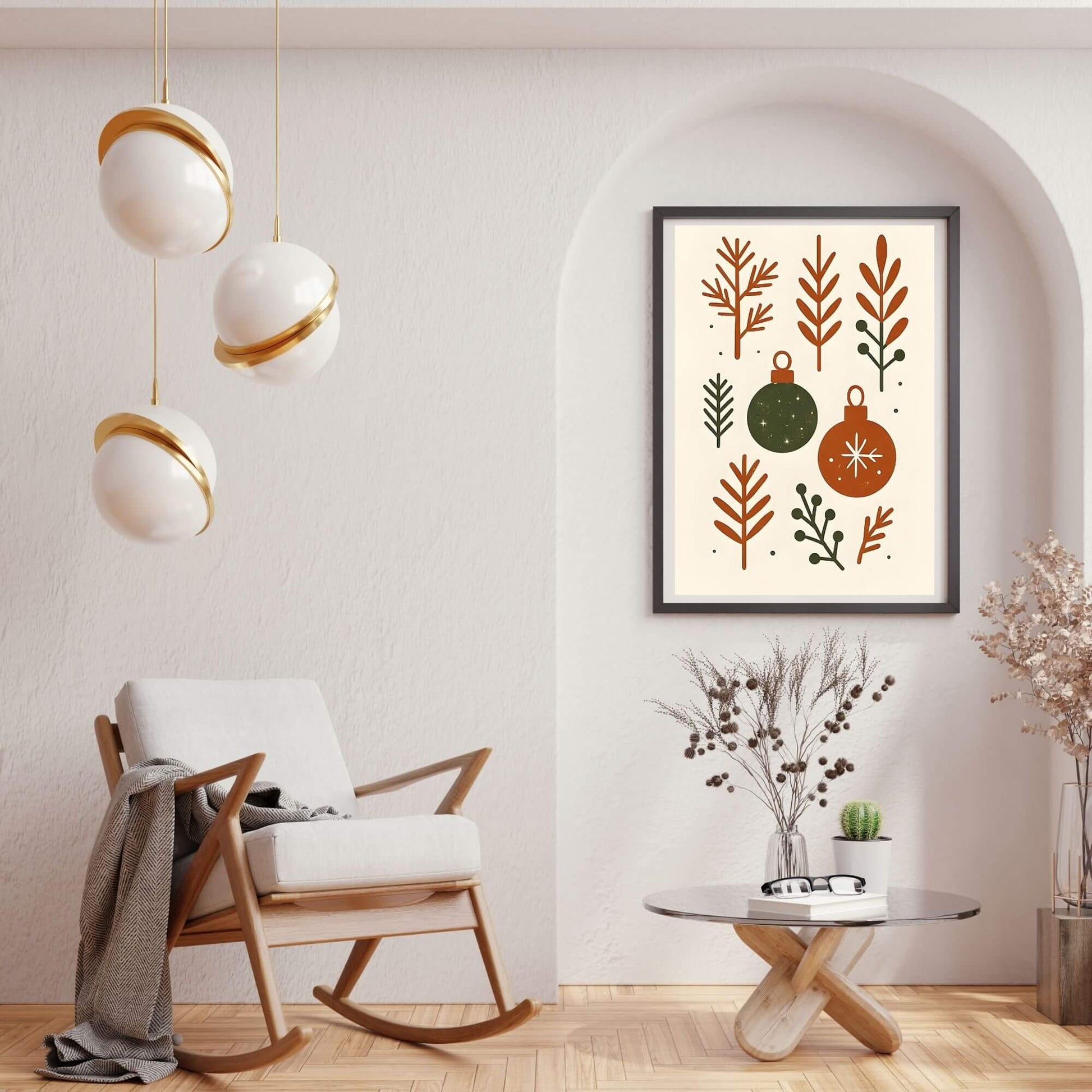 Minimalist Christmas Wall Art Set | Neutral Holiday Printable Decor | Modern Rustic Winter Prints – Digital Printable by Digital Kim Designs