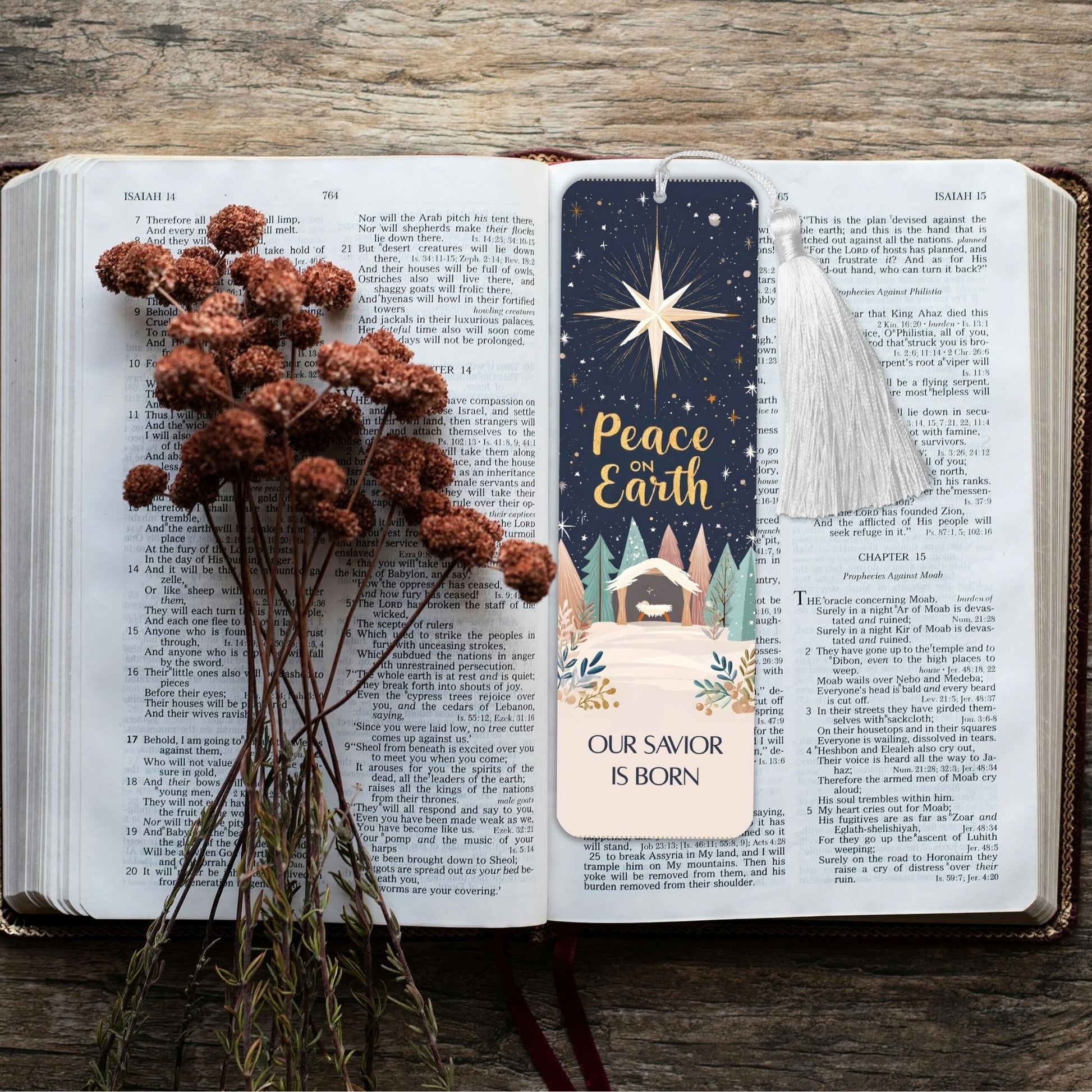 Ministering Bookmark Bundle | Printable LDS & Christian Gift | Peace, Light & Joy Scripture Set – Digital Printable by Digital Kim Designs