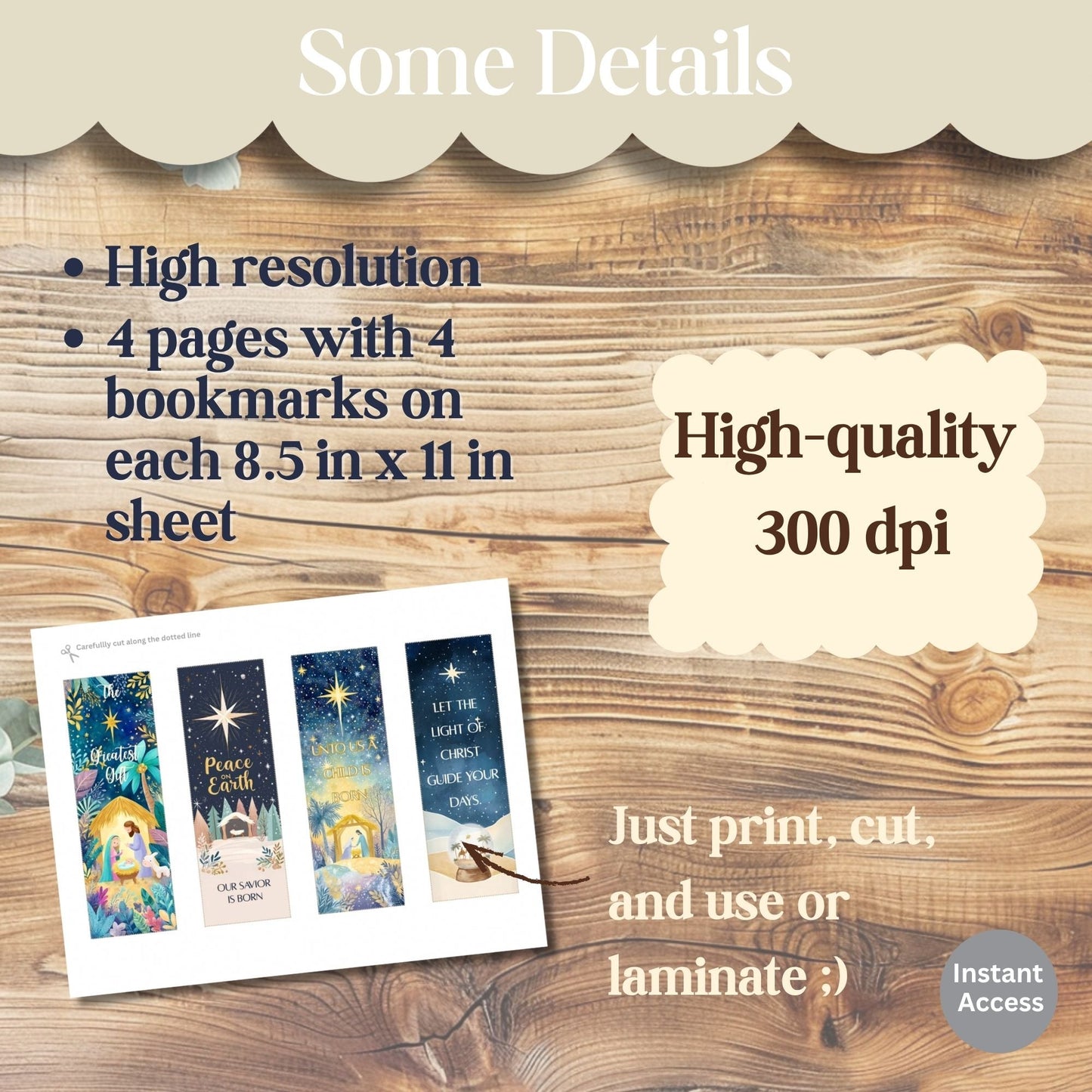 Ministering Bookmark Bundle | Printable LDS & Christian Gift | Peace, Light & Joy Scripture Set – Digital Printable by Digital Kim Designs