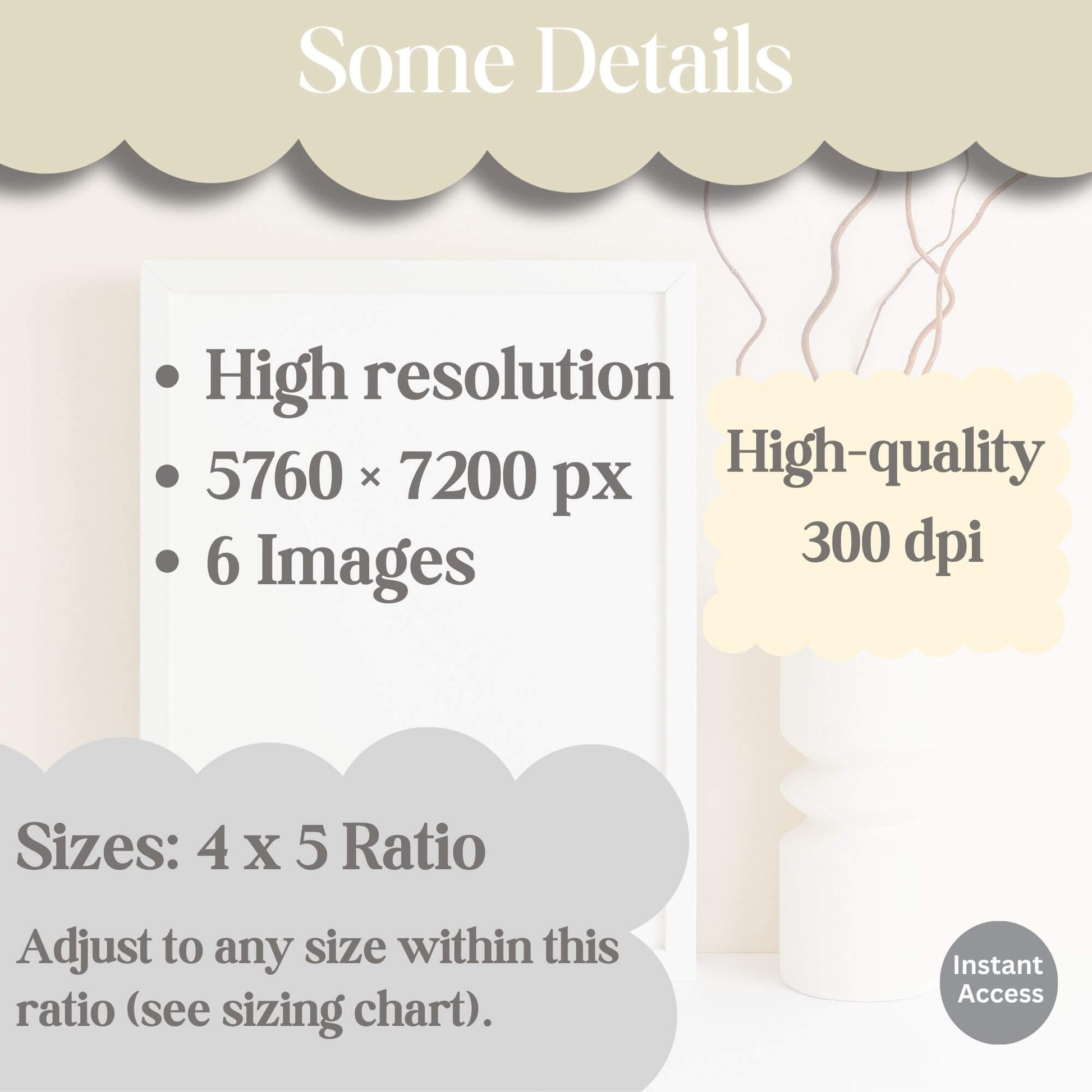 Neutral Hygge Vase Art Prints | Cozy Winter Wall Art Set | Scandinavian Home Decor (Digital Download) – Digital Printable by Digital Kim Designs